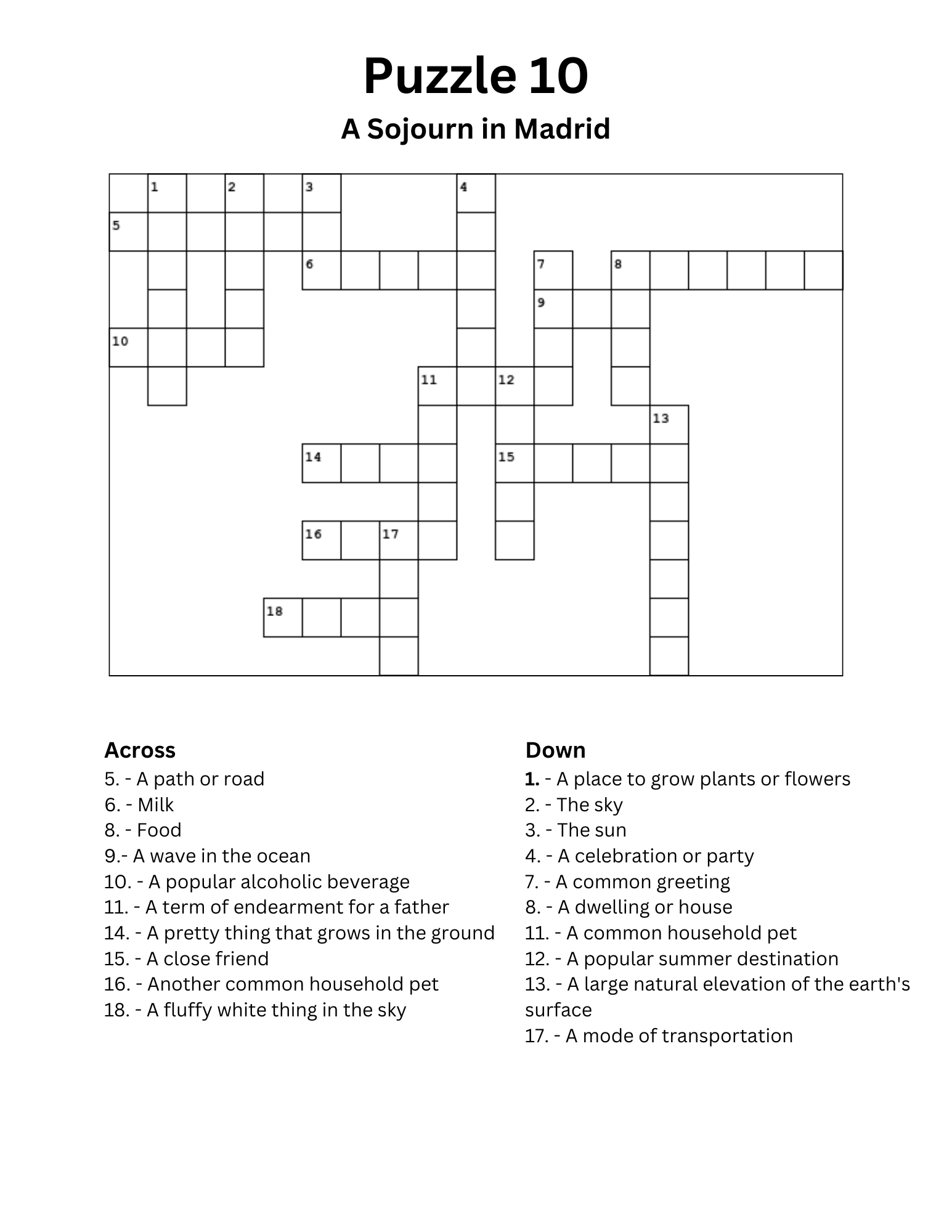 Around the World in 80 Puzzles