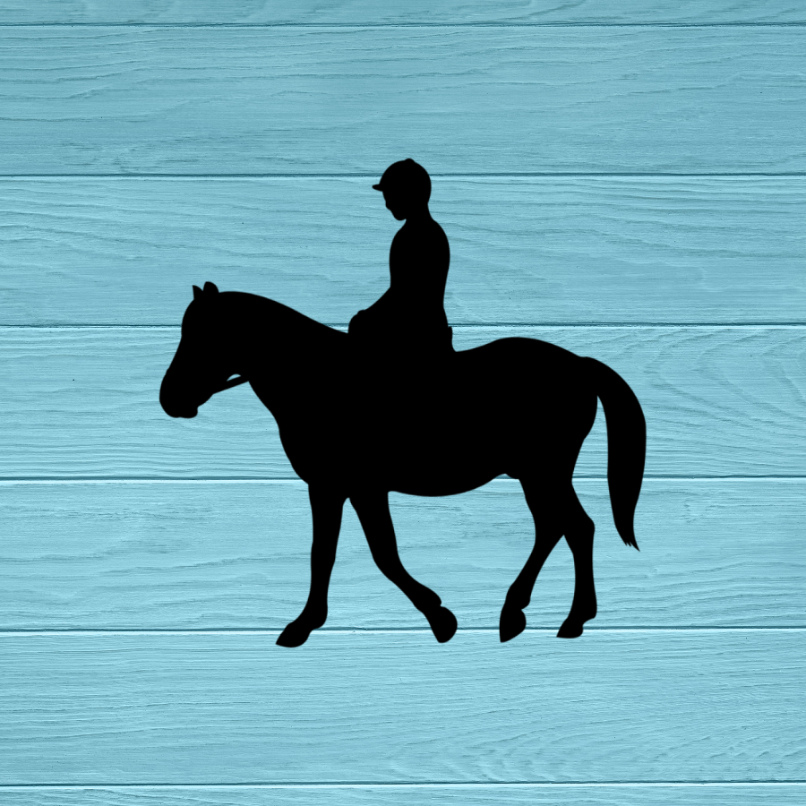 Horse Jockey Decal | Sticker
