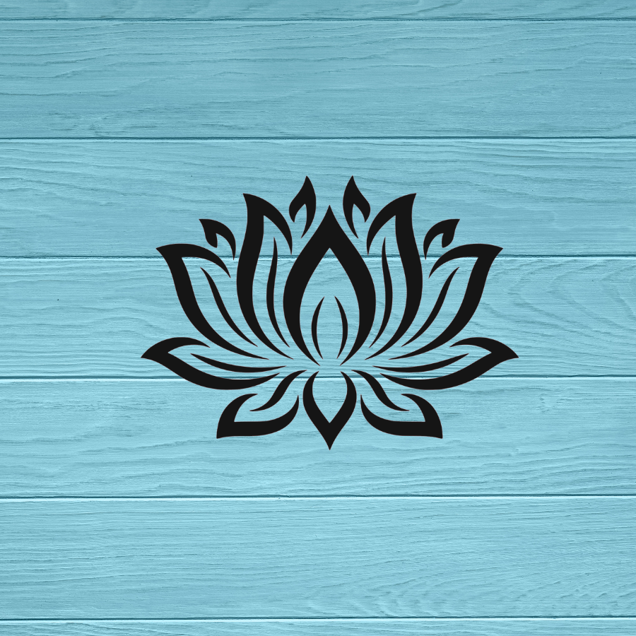 Black Lotus Flower Decal | Sticker