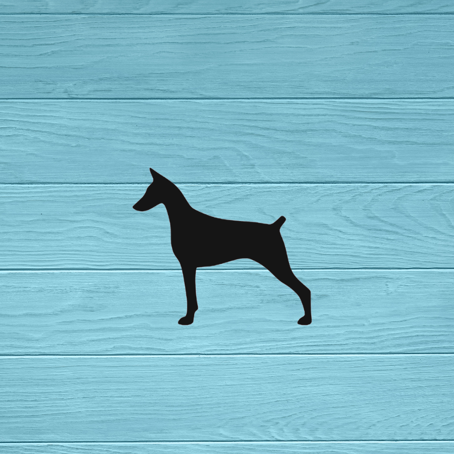 Doberman Dog Decal 