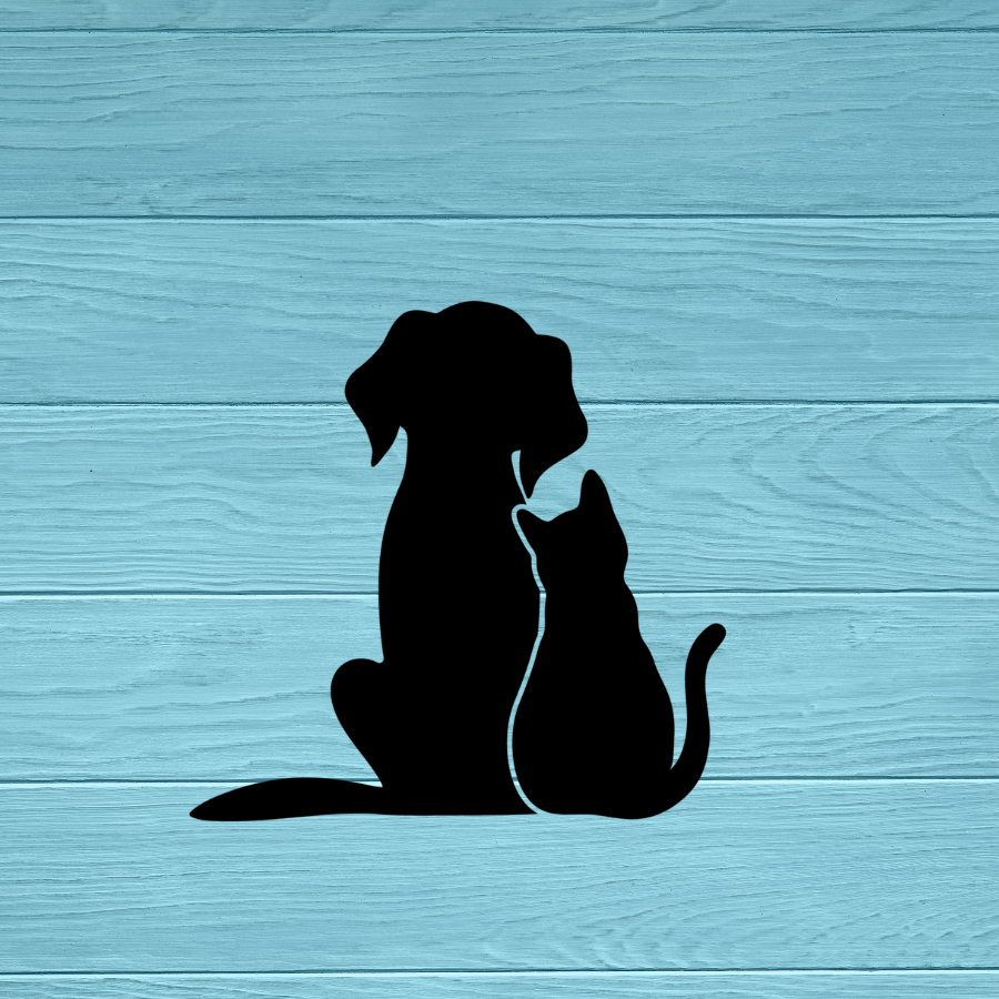 Cat and Dog Decal | Sticker