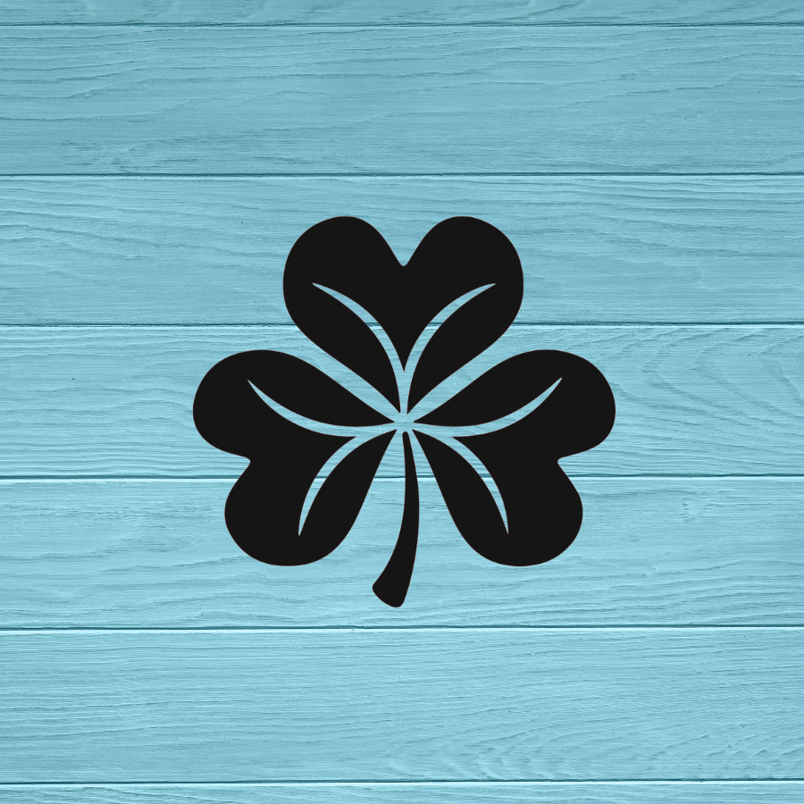 St Patrick's Day Clover Leaf Decal | Sticker