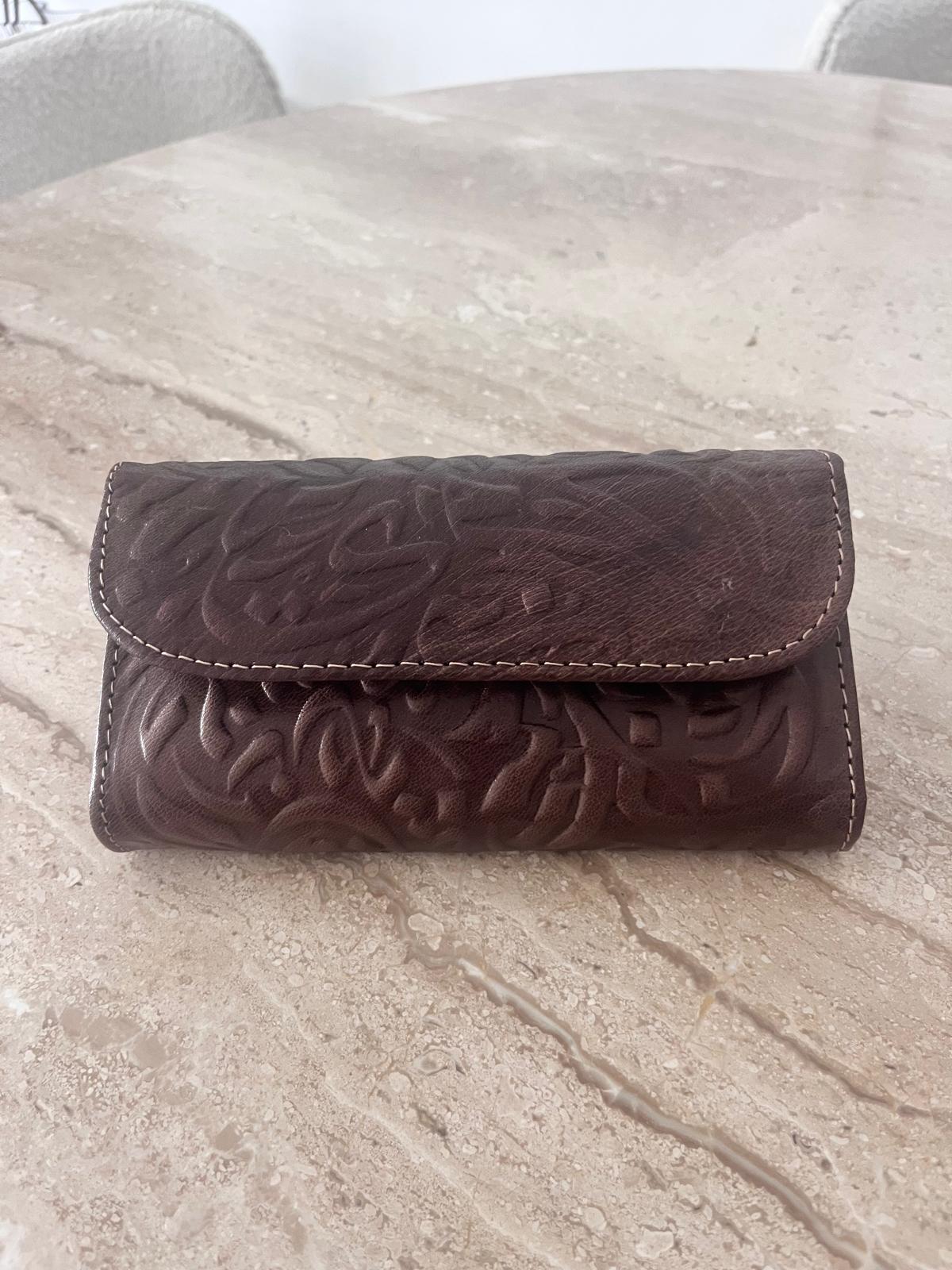 Embossed Leather Wallet