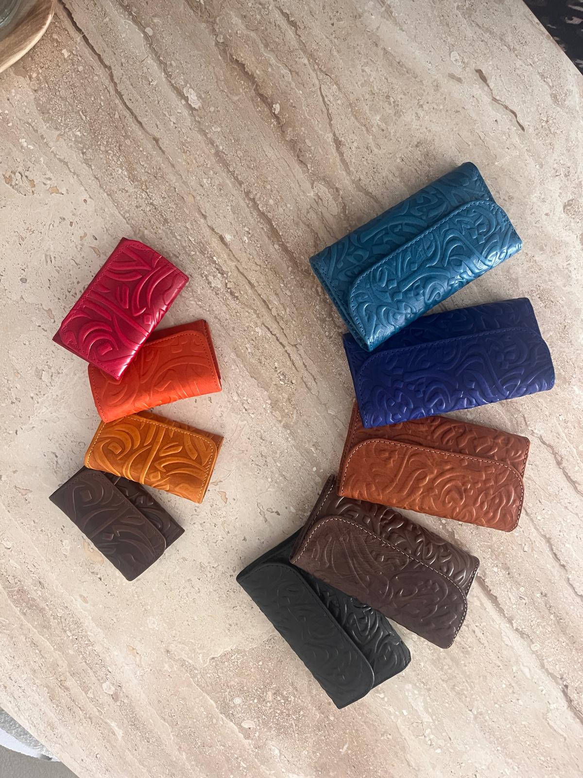 Embossed Leather Wallets