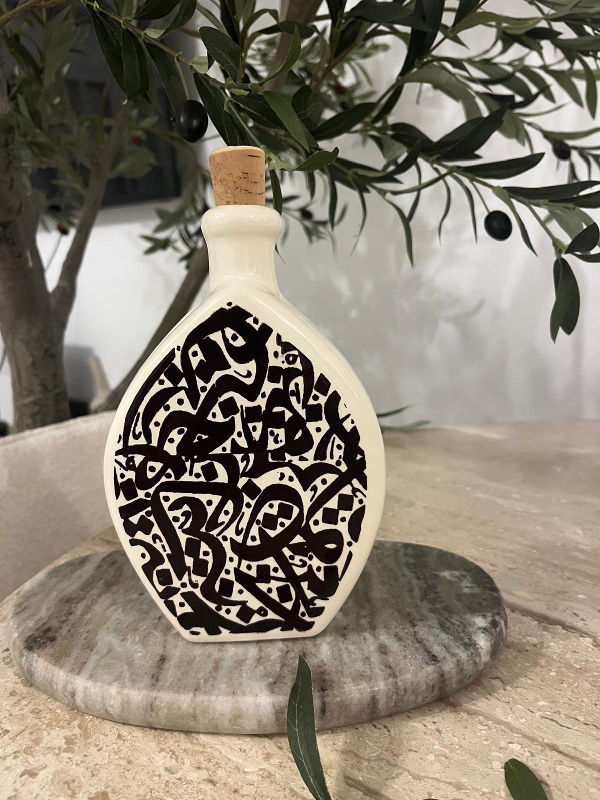 Ceramic Olive Oil Bottle