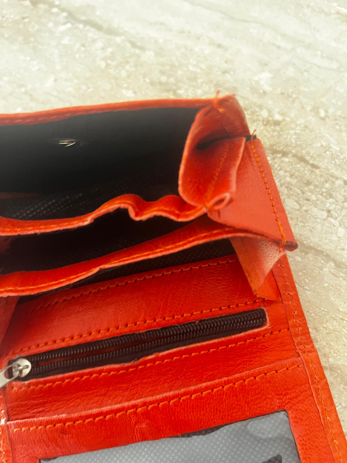 Red Leather Wallet