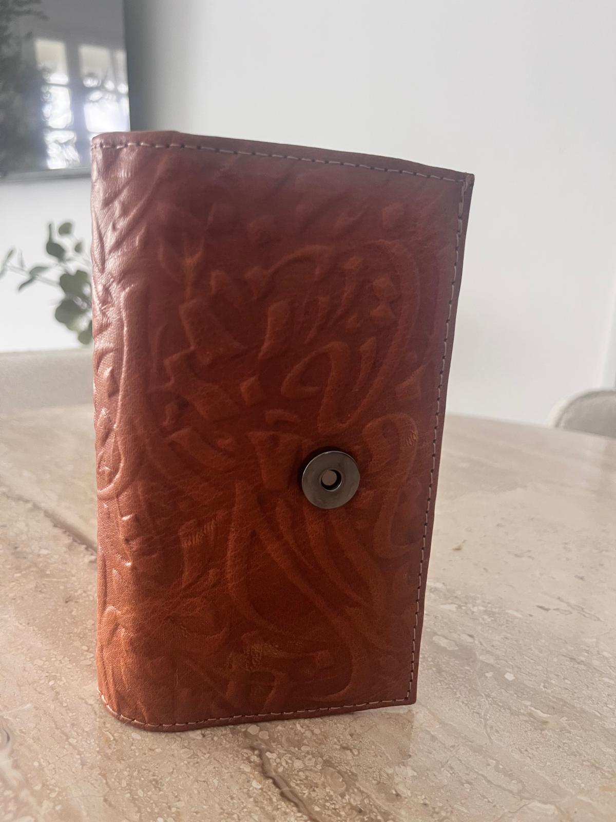 Embossed Leather Wallet