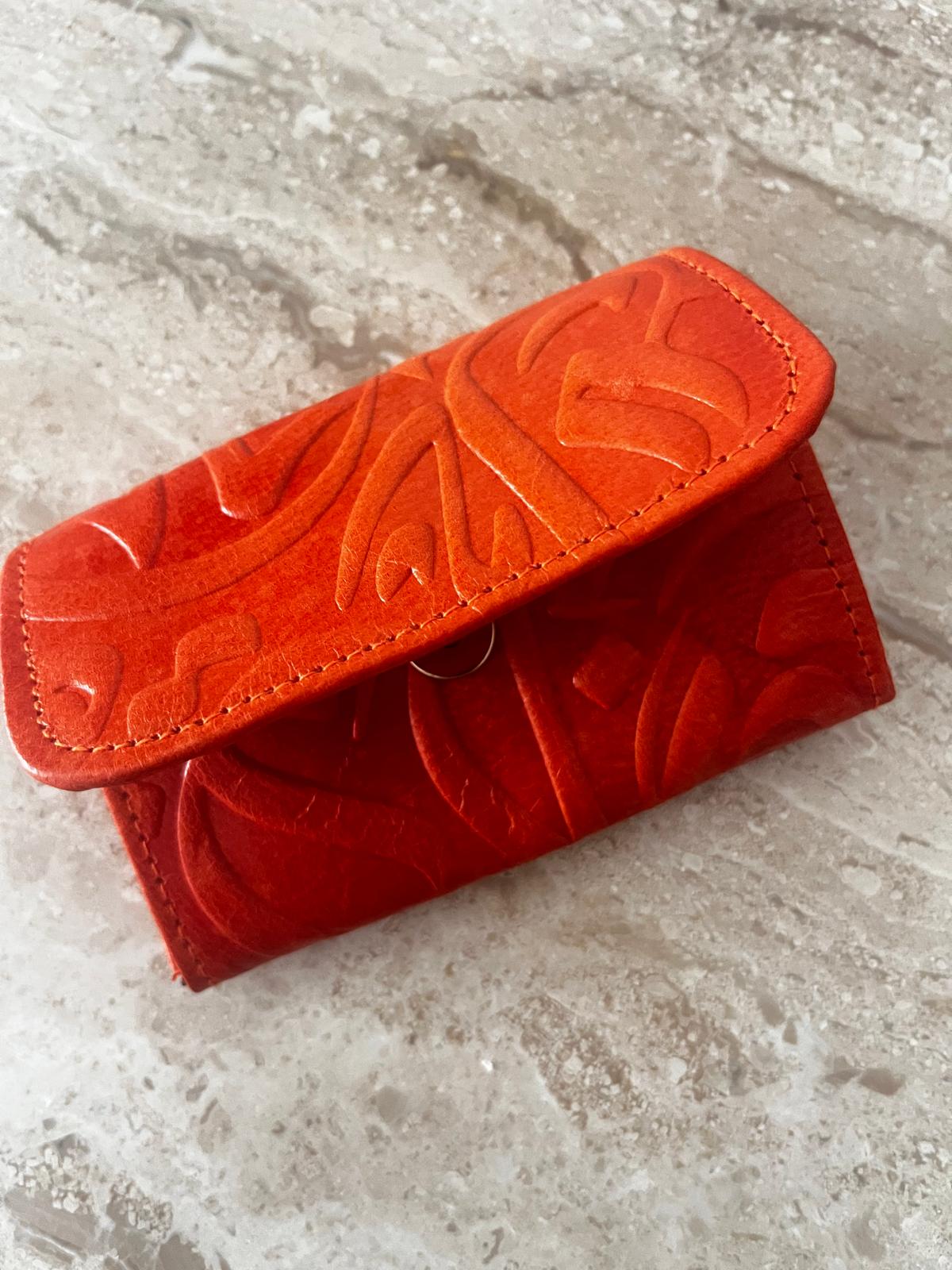 Embossed Leather Wallet