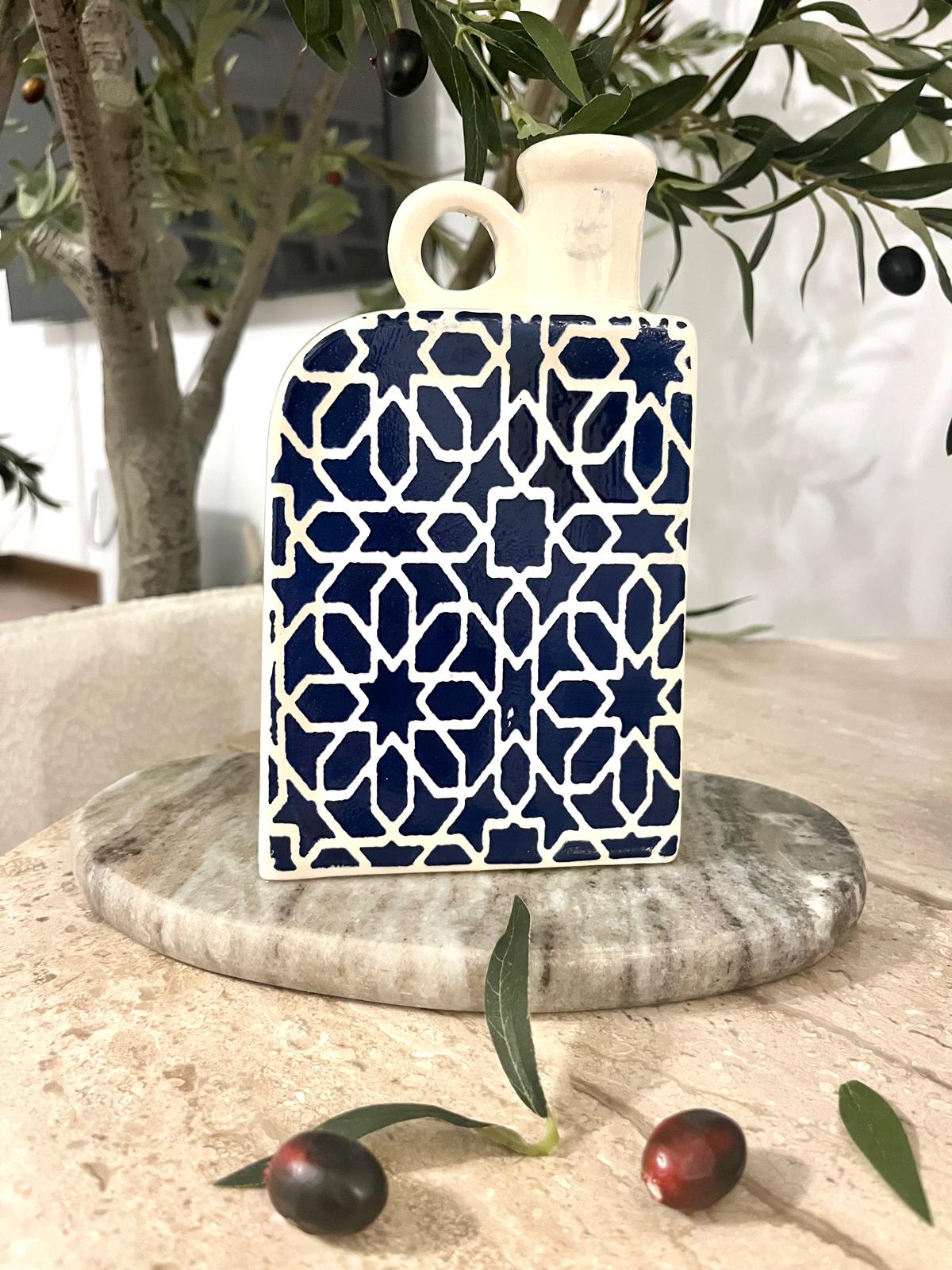 Geometric Mosaic Ceramic Vase