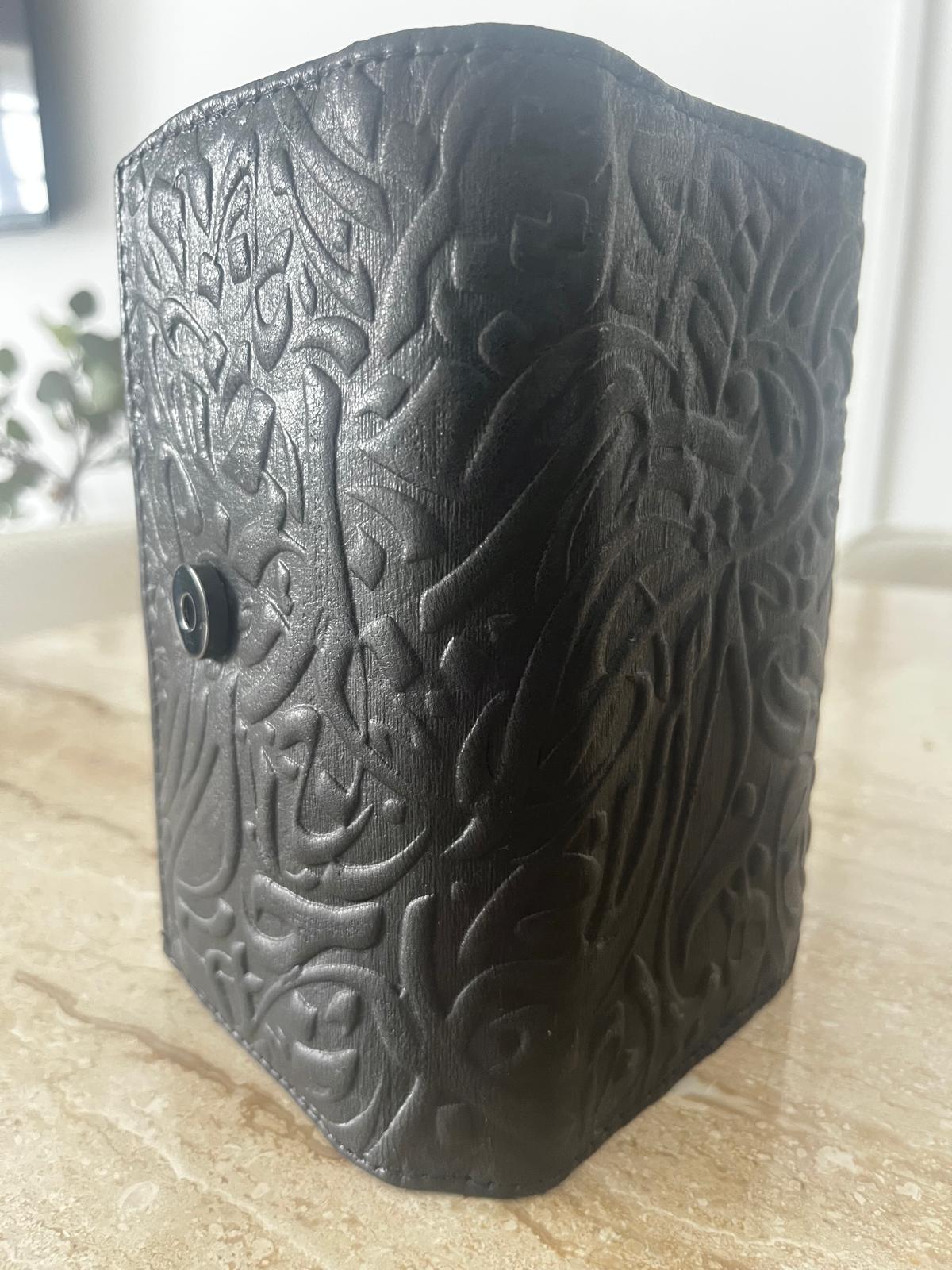 Embossed Leather Notebook Cover