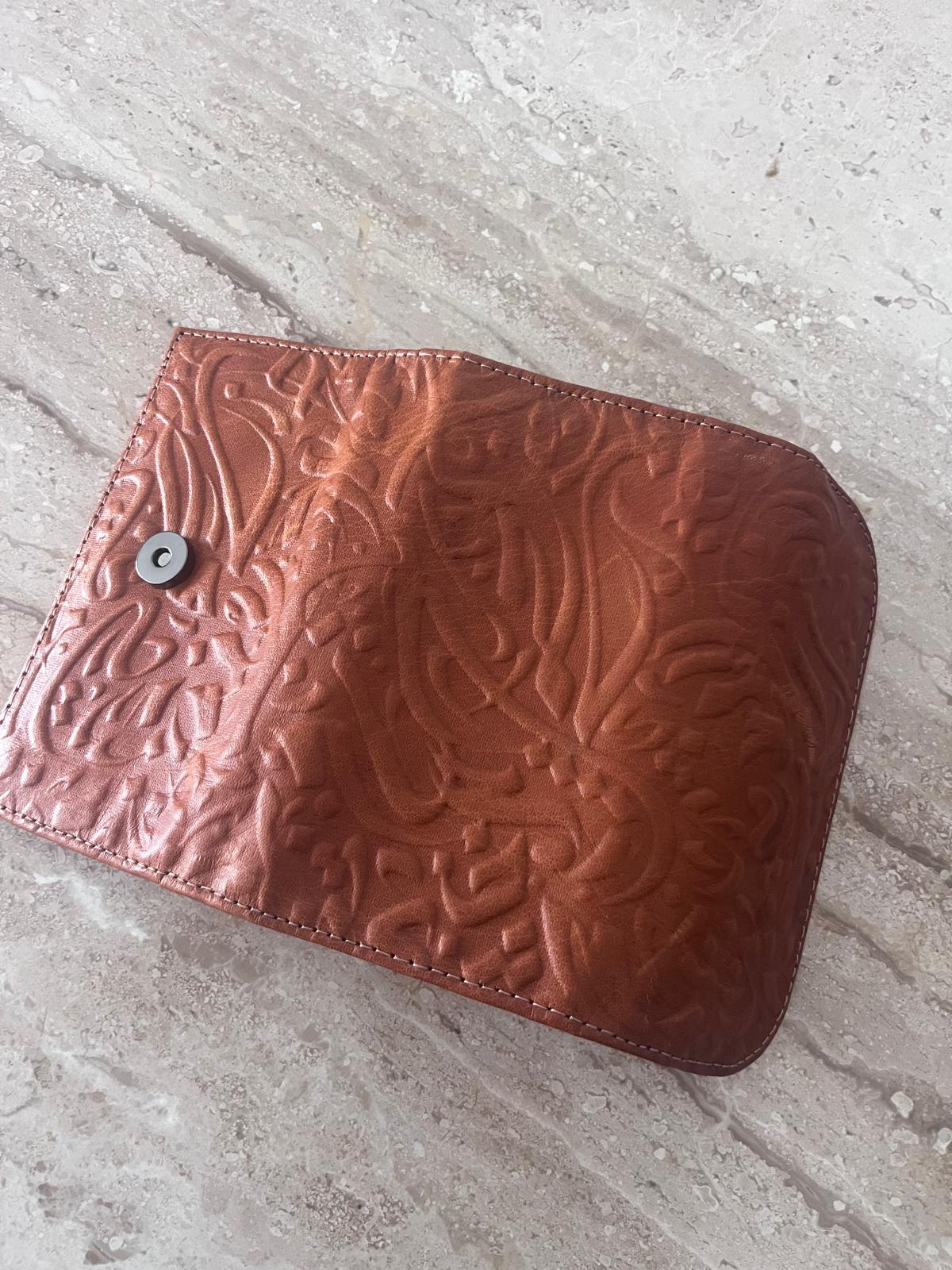Embossed Leather Wallet