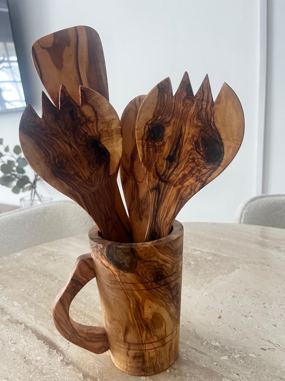 Olive Wood Utensil Set