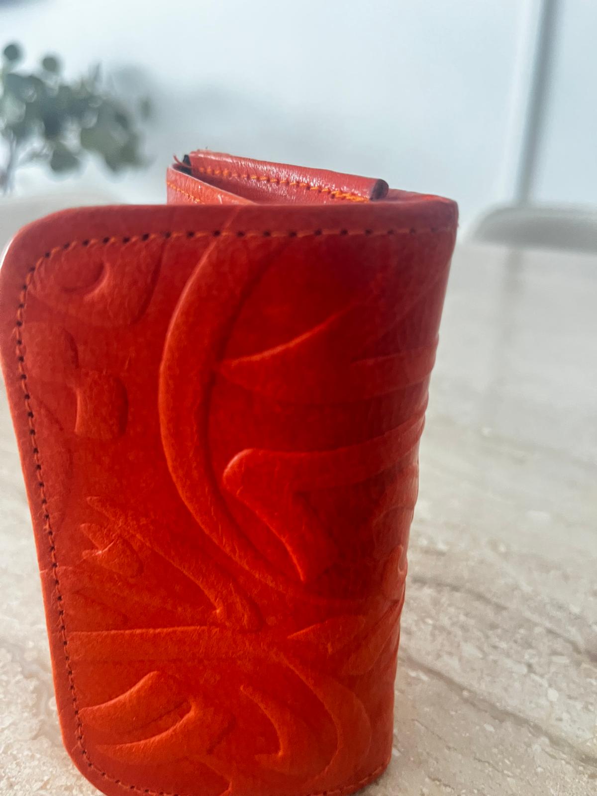 Embossed Leather Key Holder