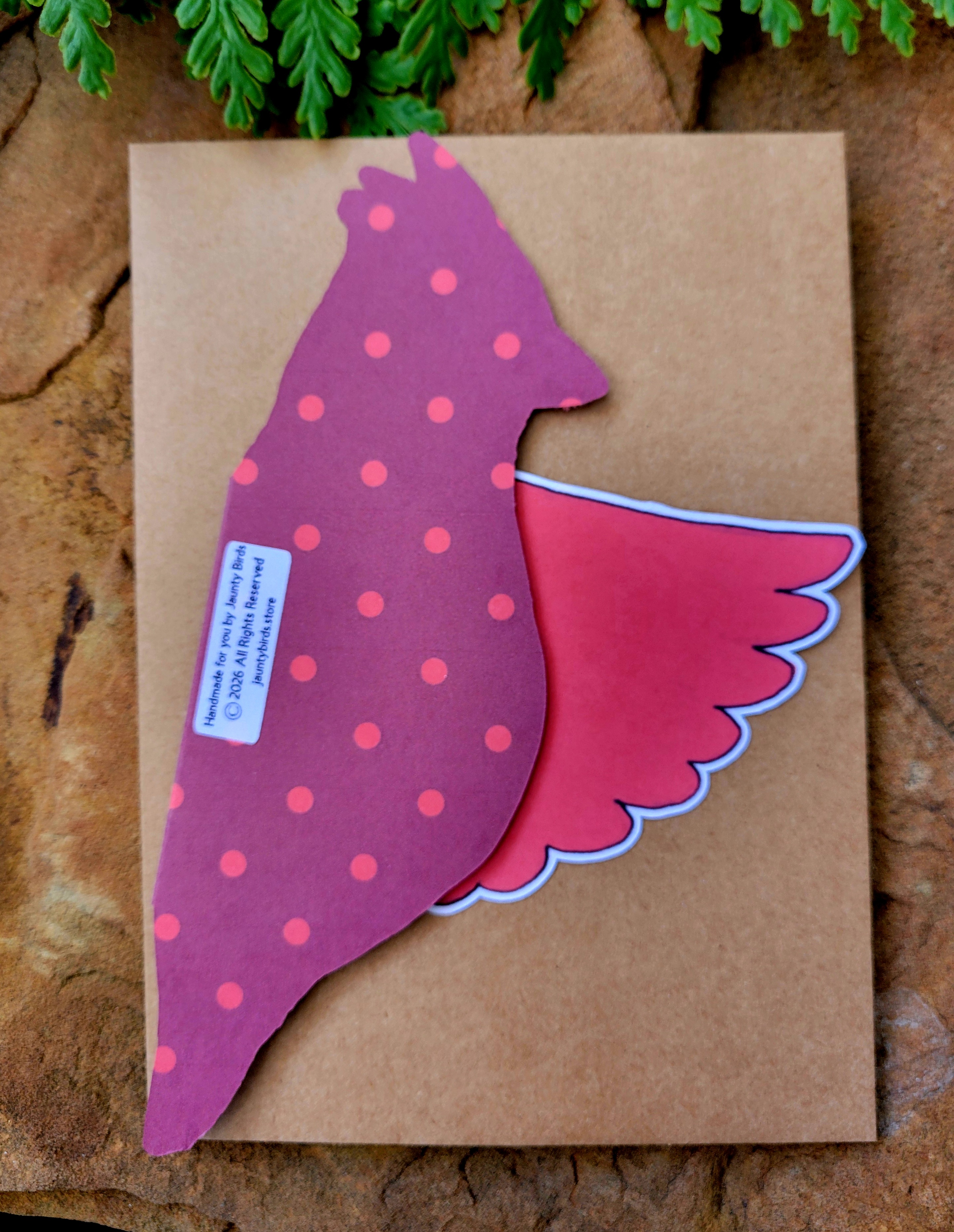 Northern Cardinal cards, set of 2