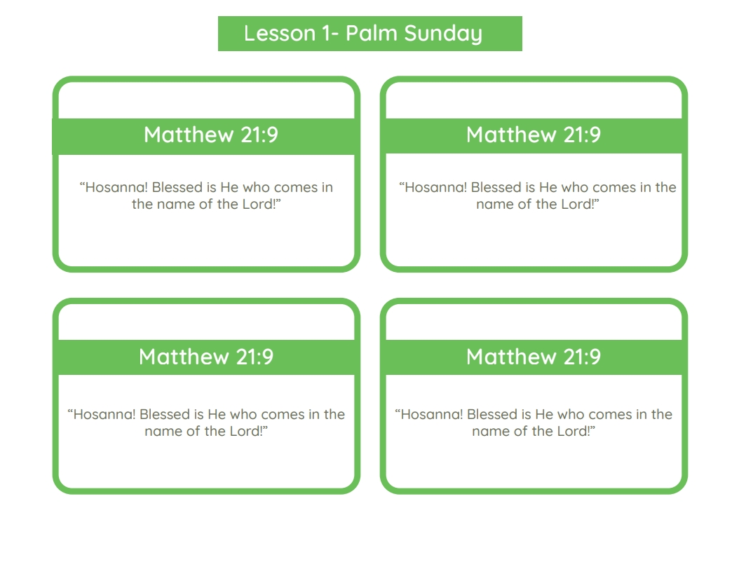 April Sunday School Lesson Kit – Jesus Our Savior | 8 Bible Lessons, Crafts, Activities & Printable Teacher Planner