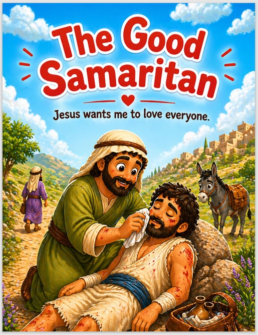 May Bible Lesson Kit: Loving Like Jesus (Ages 3–10) – 8 Ready-to-Teach Lessons
