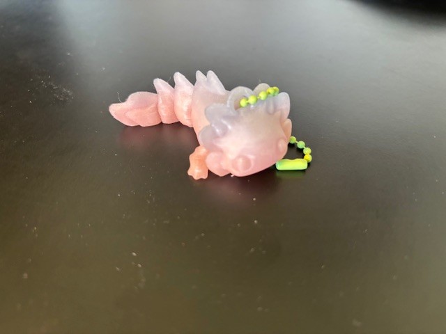 Mini Axolotl Keychain