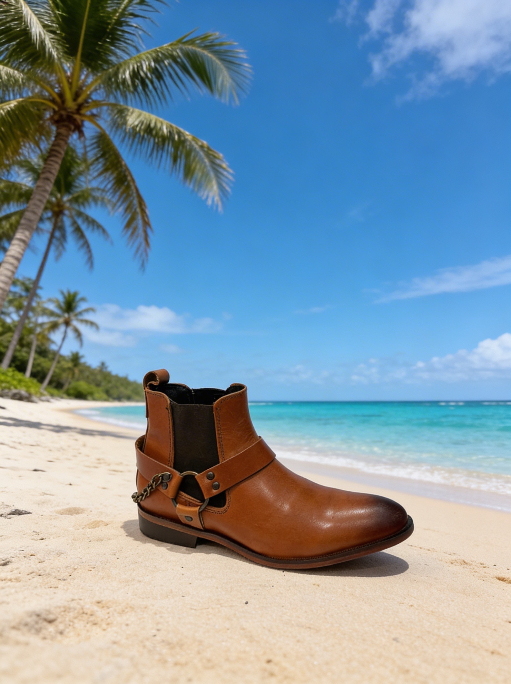 Bota Casual de Cuero