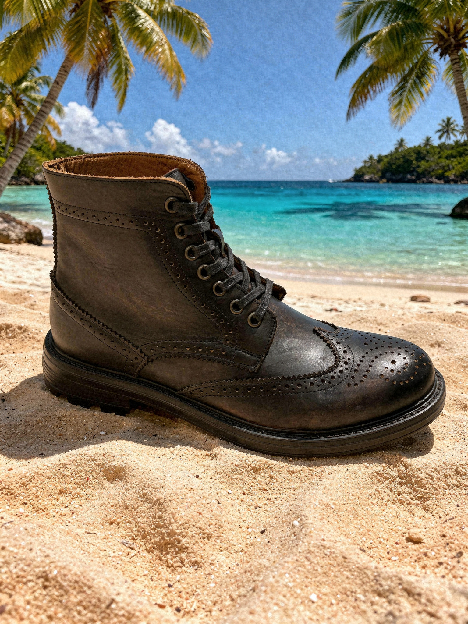 Bota de cuero clásica