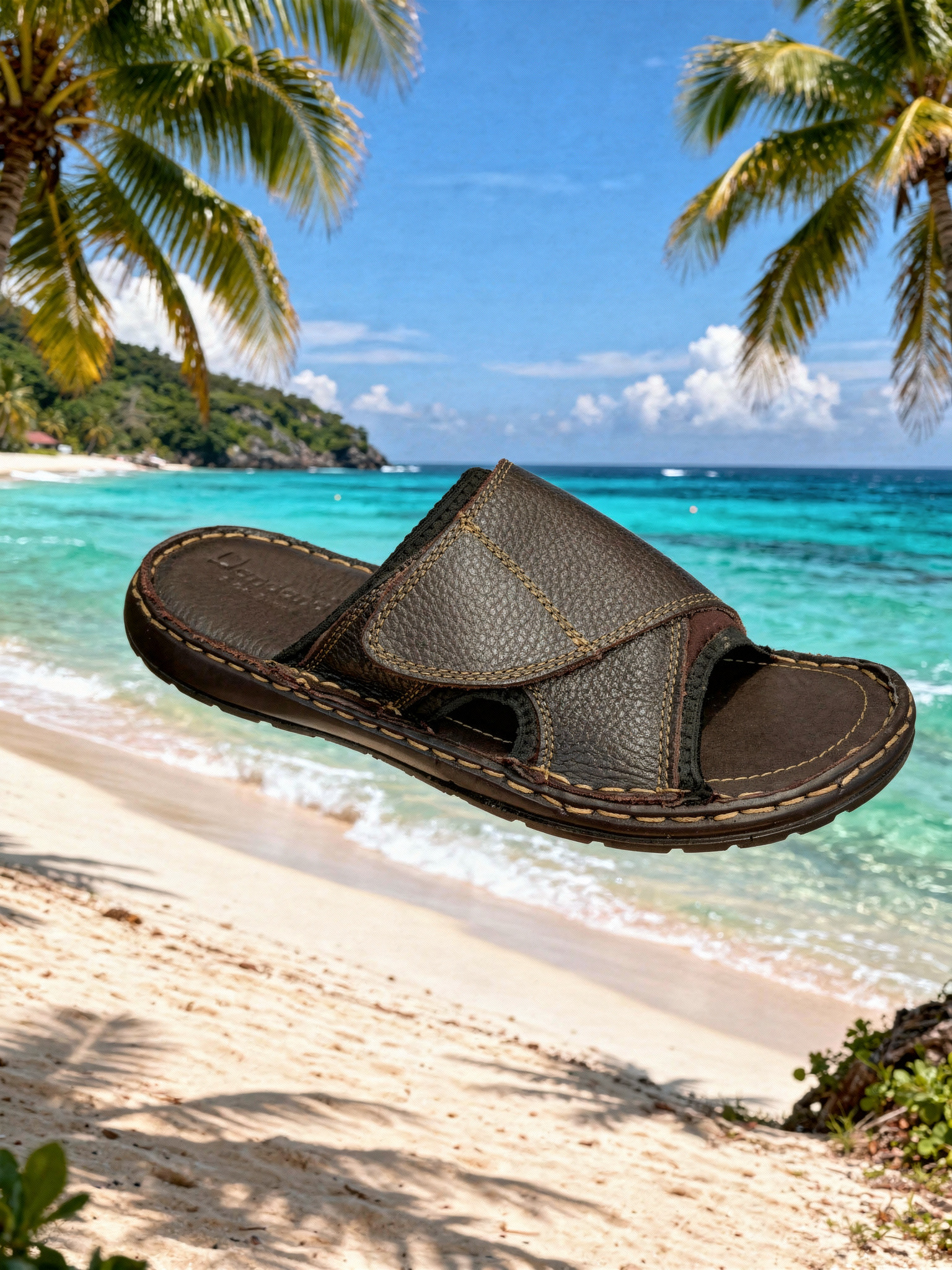 Sandalia Casual de Piel