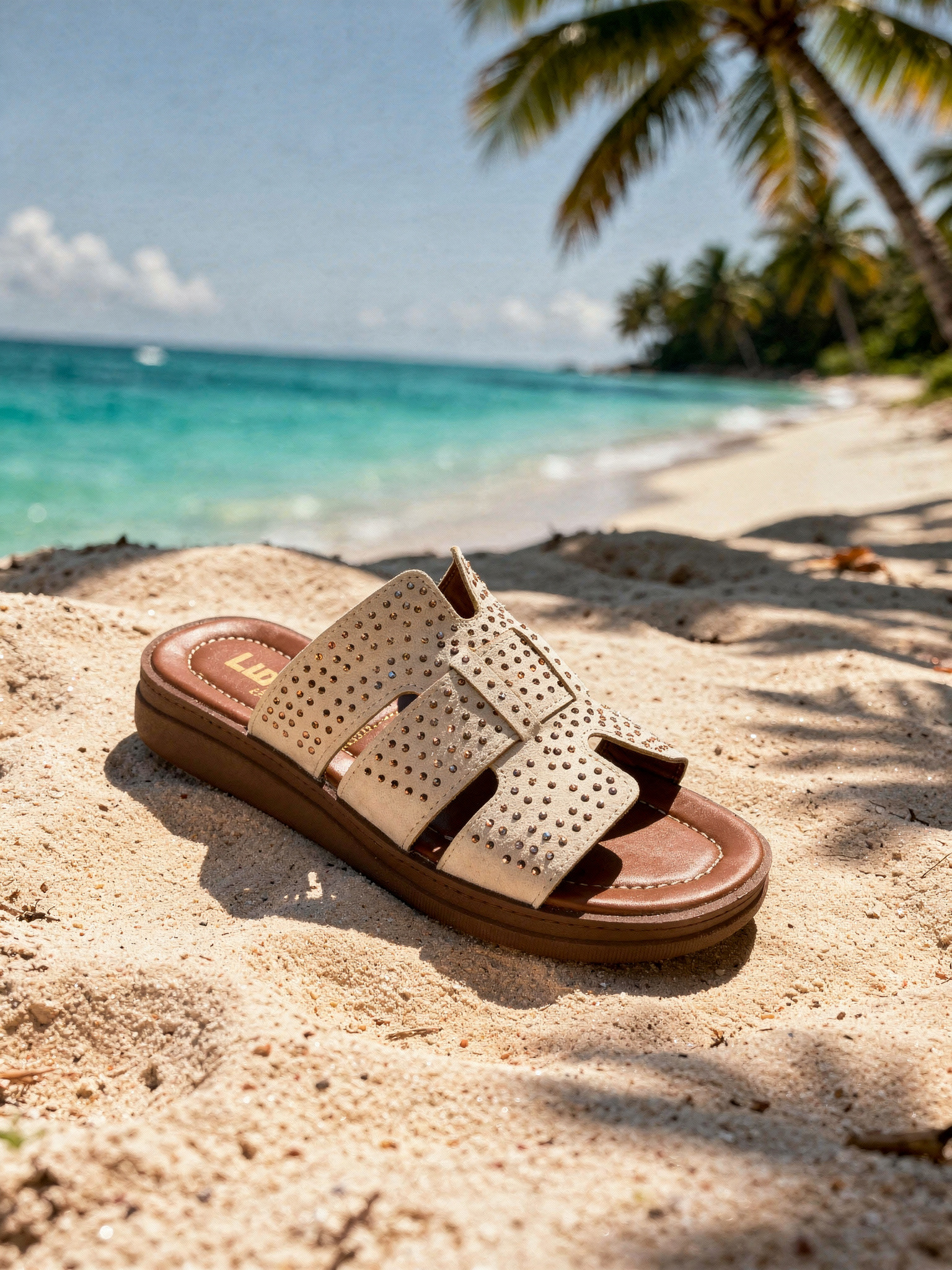 Sandalia Playera Beige