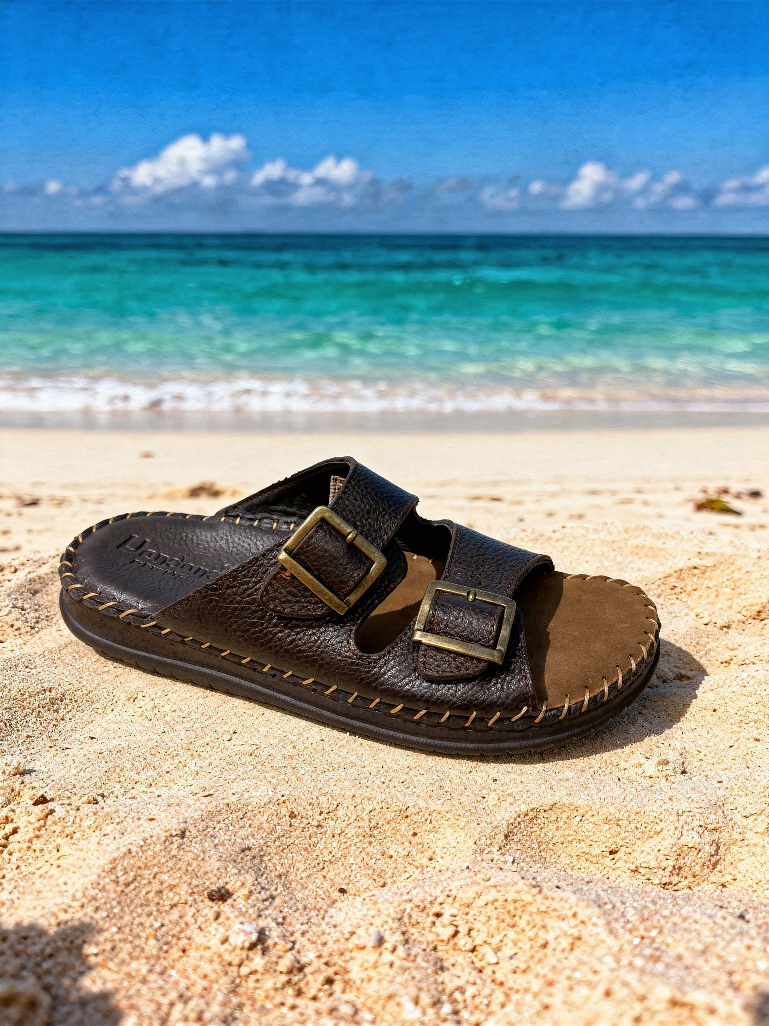 Sandalia de Piel para Playa