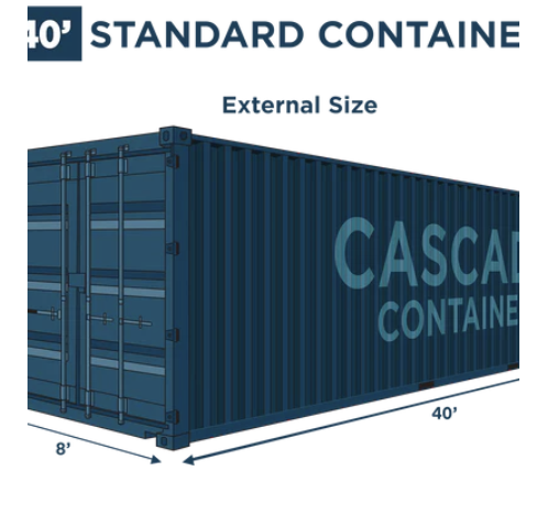 40' Standard Shipping Container