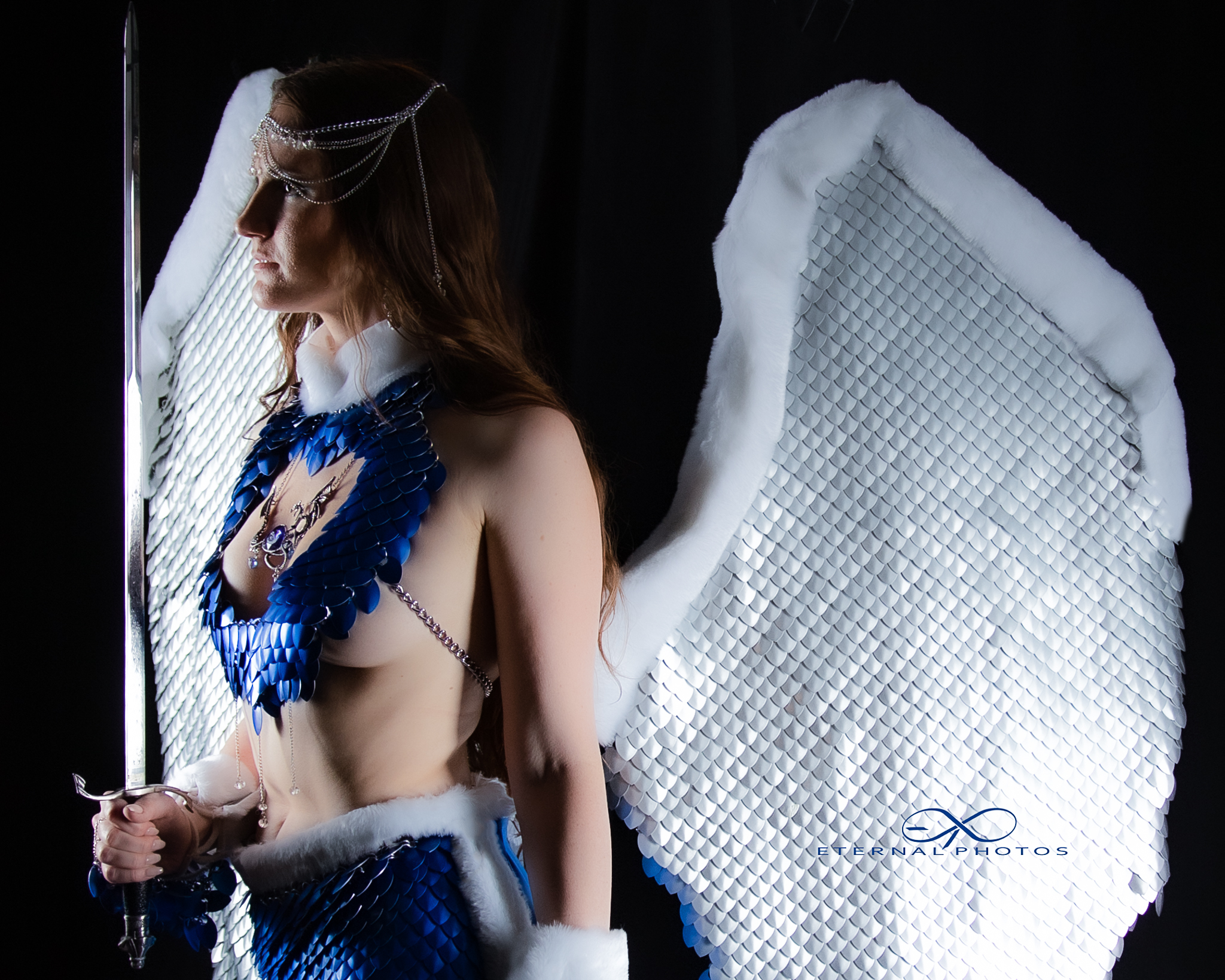 Dragon Scale Angel Wings