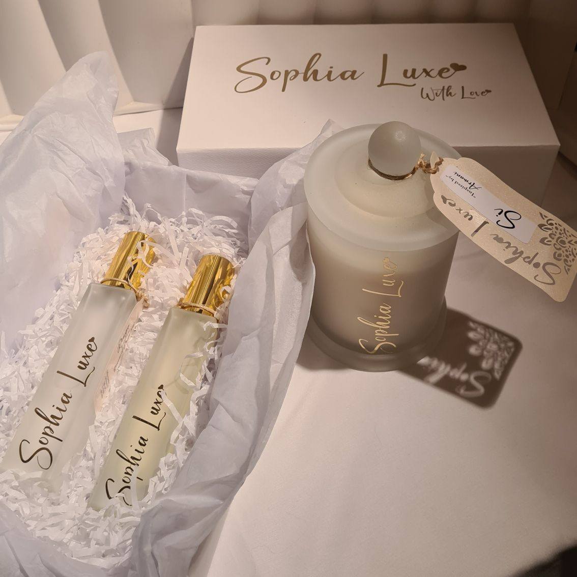 Sophia Luxe Fragrance & Candle Set
