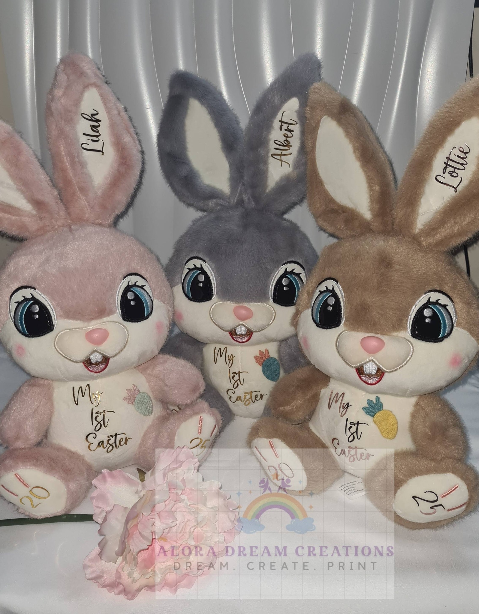 Personalized Easter Bunny Plush 35cm 