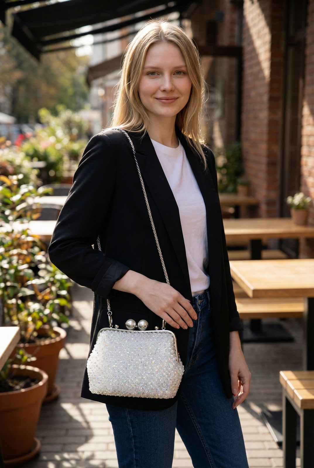 Bolsa de contas de Vidro