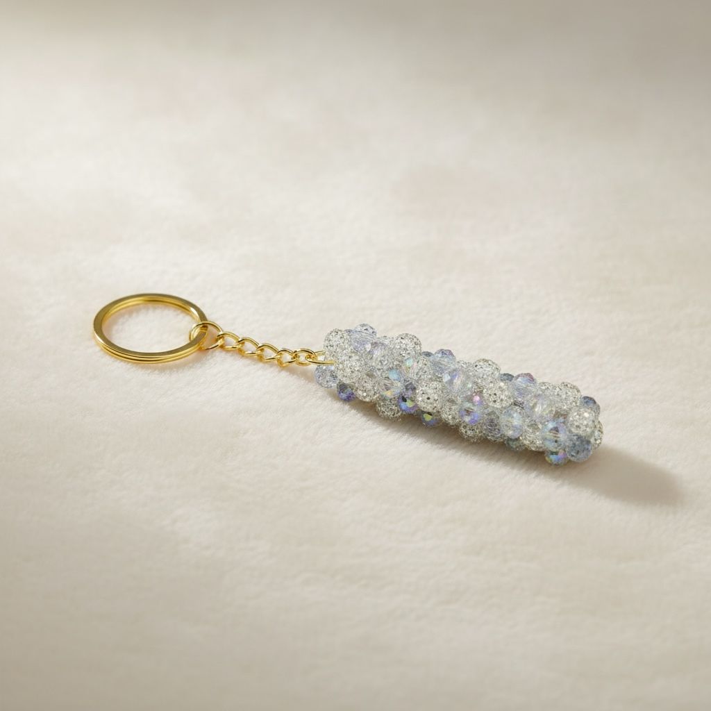 Chaveiro de Cristal e Strass