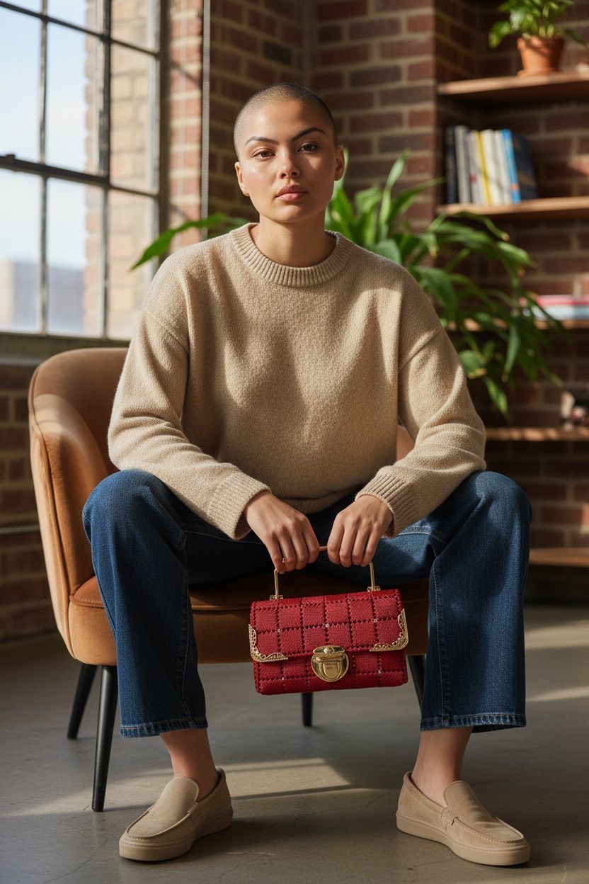 Bolsa Luxo Vermelho Valentino