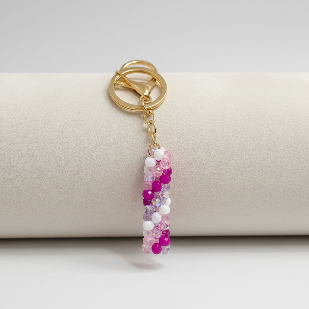 Chaveiro Palito tons de Rosa