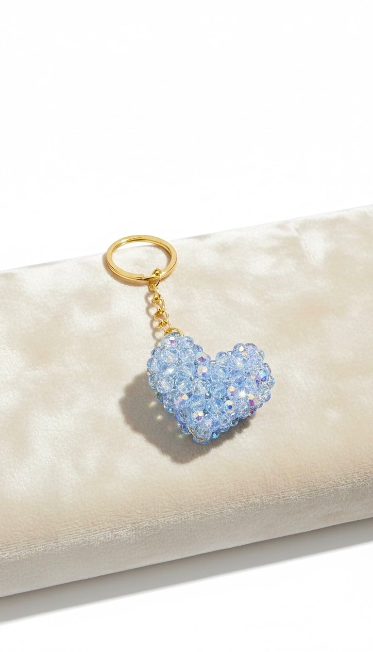 Chaveiro Coração de Cristal