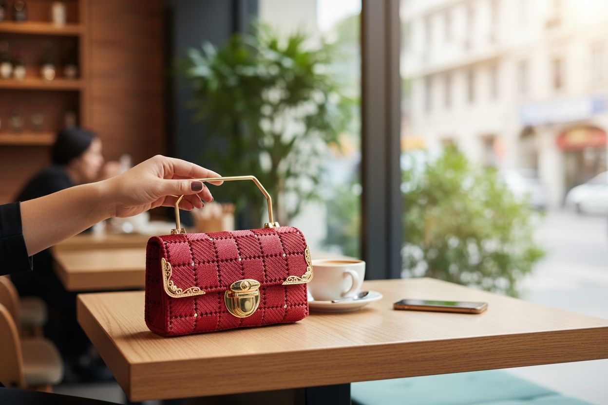 Bolsa Luxo Vermelho Valentino