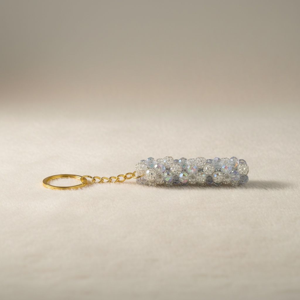 Chaveiro de Cristal e Strass
