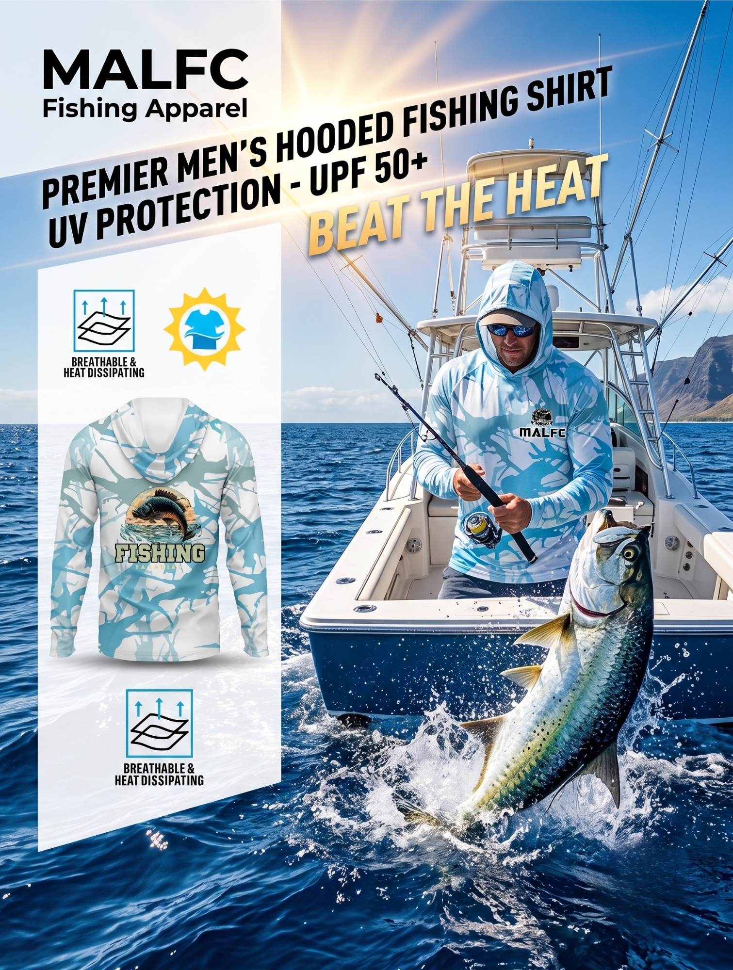 Men's Hooded Fishing Shirt