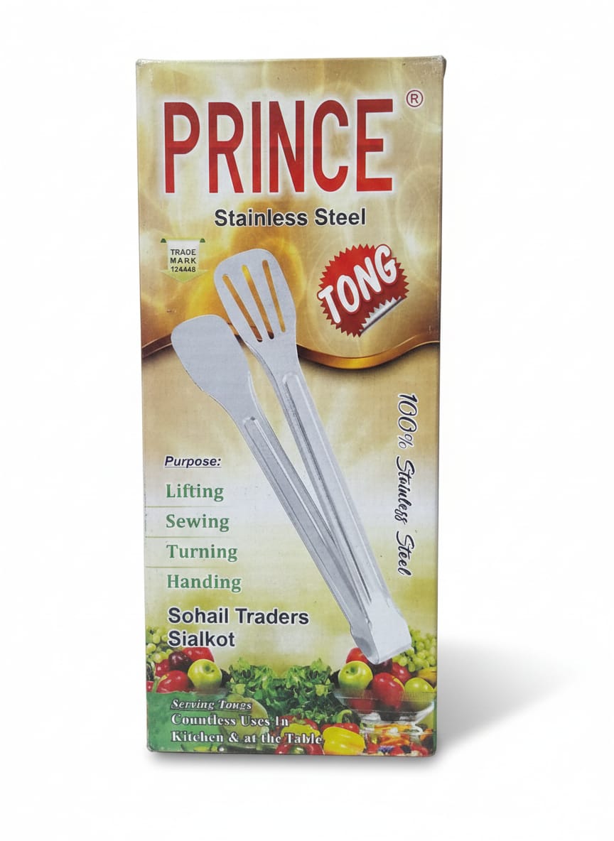 Prince Stainless Steel Tong