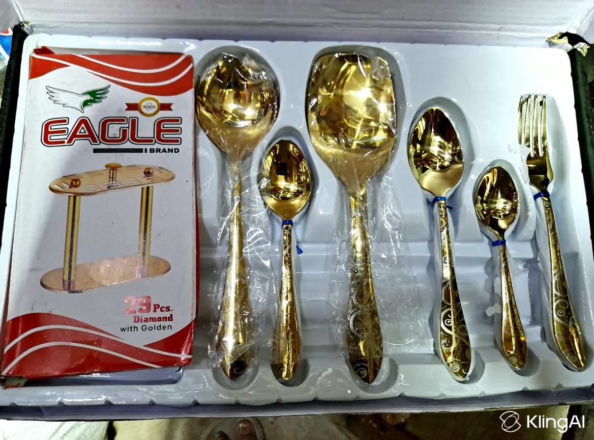 Eagle Golden Cutlery Set