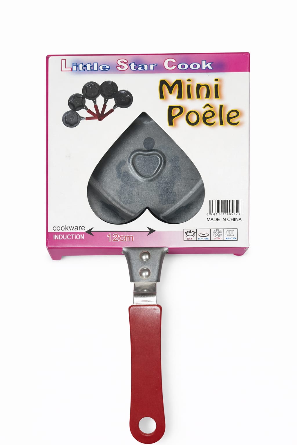 Heart-Shaped Mini Fry Pan