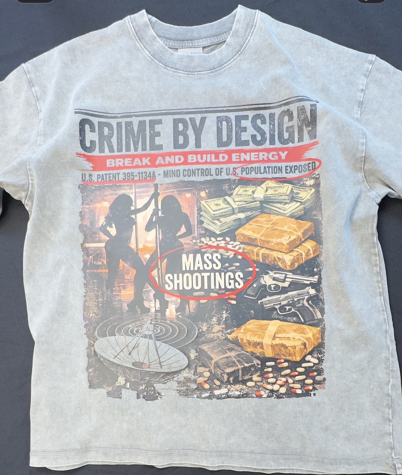 CRIME BY DESIGN - BREAK AND BUILD ENERGY ULTRA HEAVY WEIGHT PREMIUM SHIRT