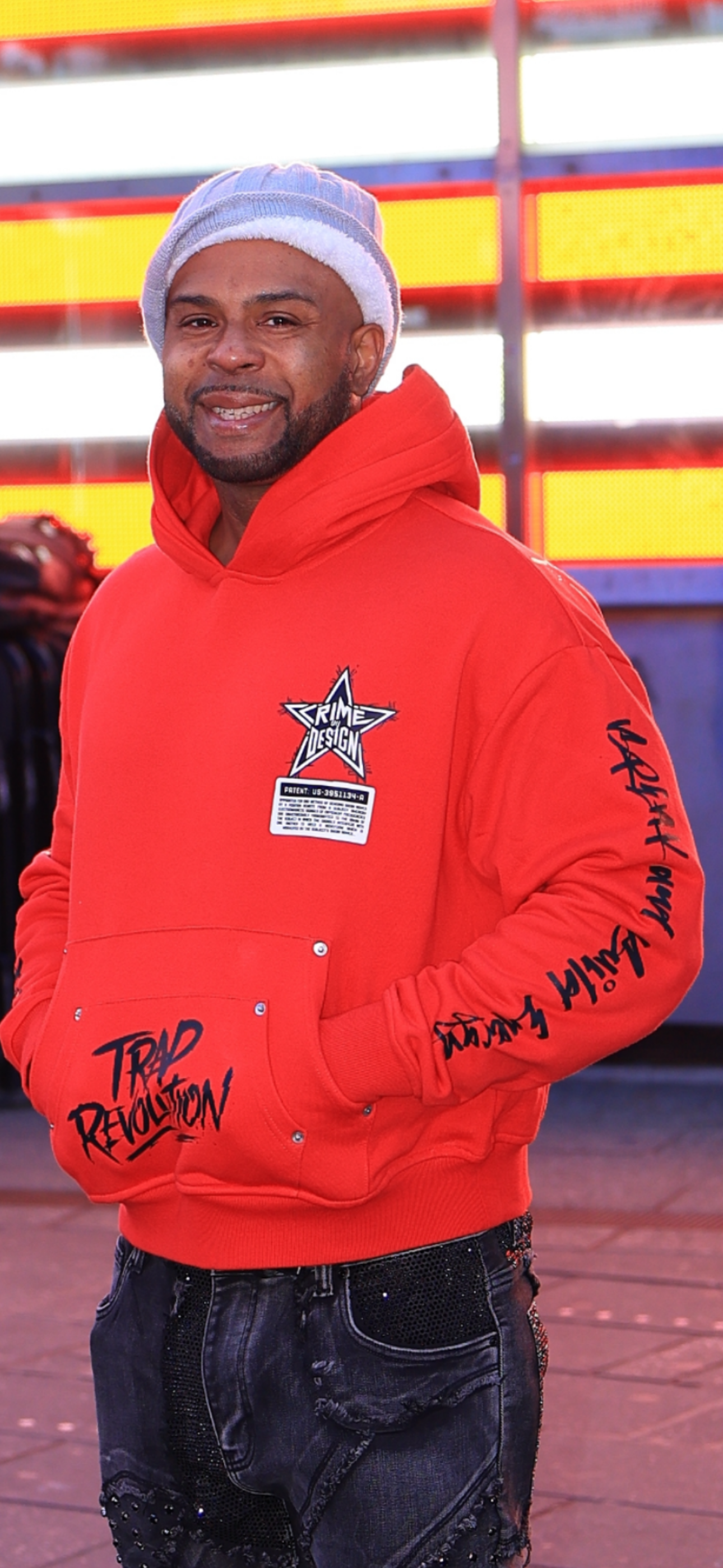 Crime By Design -Revolutionary Hoodie - Red