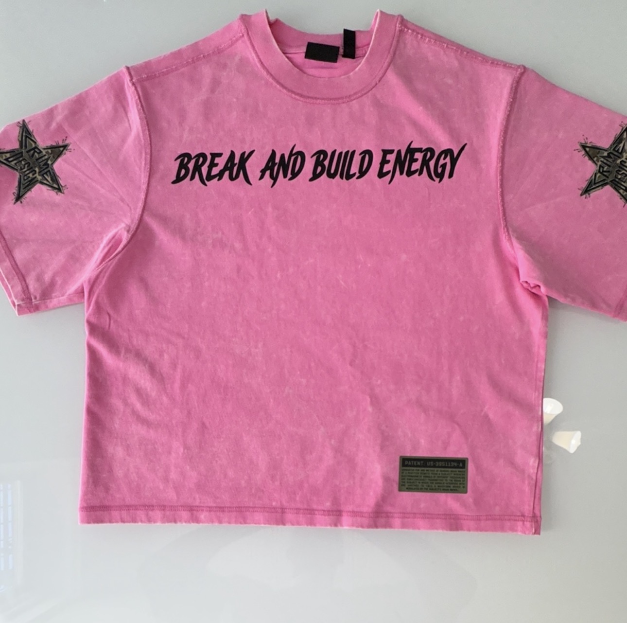 Crime By Design Premium heavyweight crop shirt 