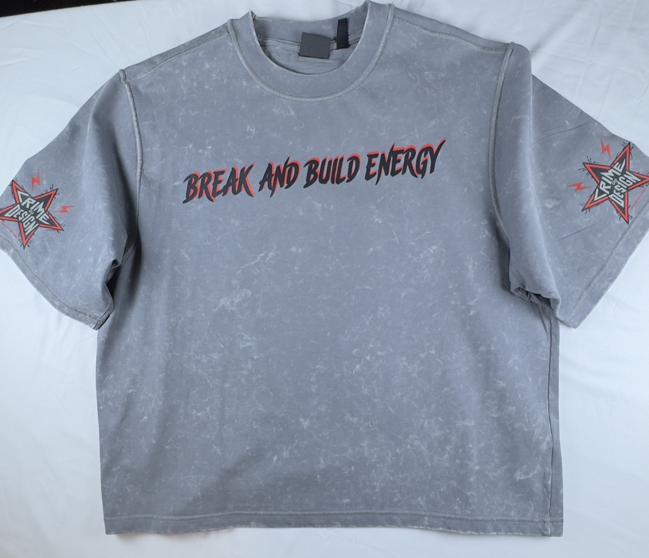 Crime By Design Ultra Heavyweight Crop Shirt