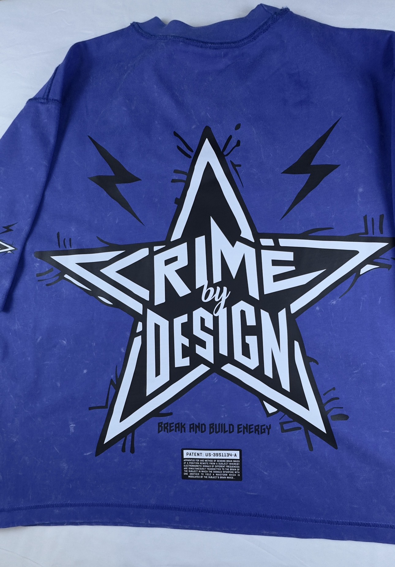 Crime By Design Break and Build Energy Ultra Heavyweight Crop Shirt