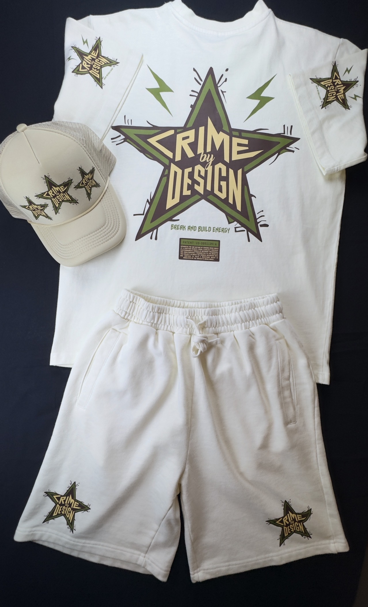 CRIME BY DESIGN PREMIUM QUALITY HEAVYWEIGHT FULL SET 