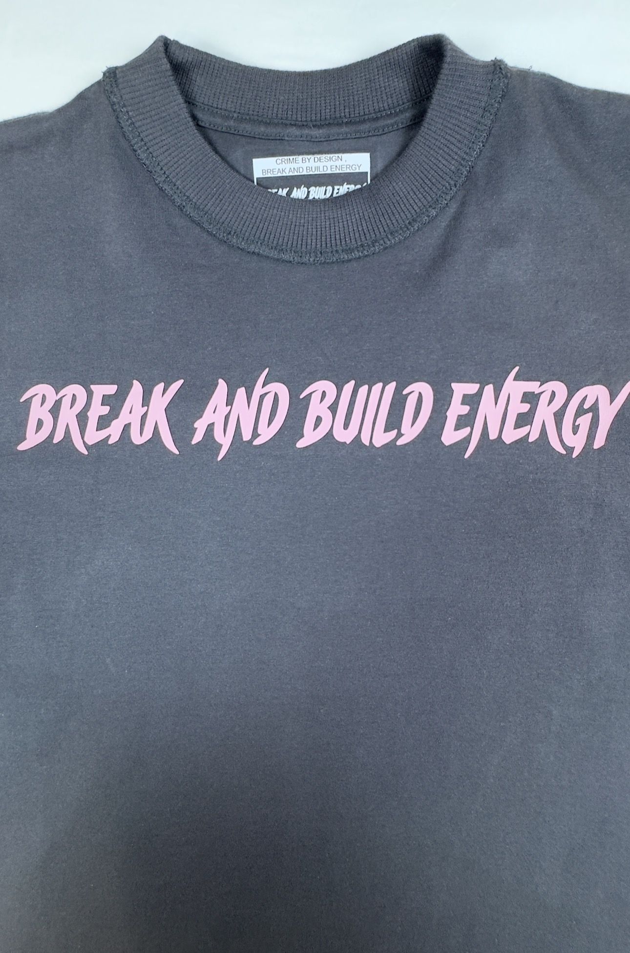 Crime By Design - Break and Build Energy - Heavyweight Tee