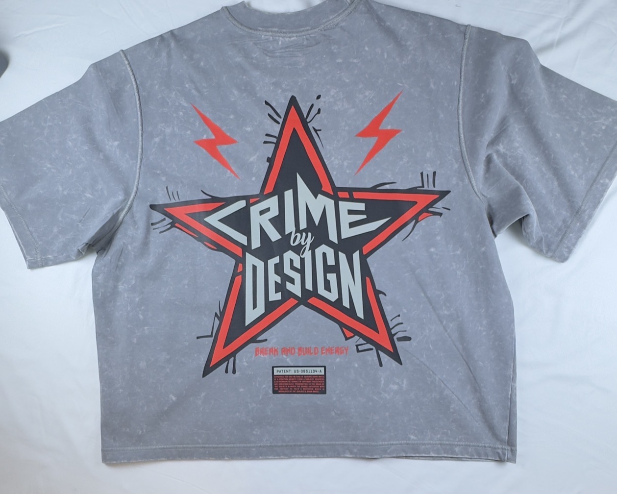Crime By Design Ultra Heavyweight Crop Shirt