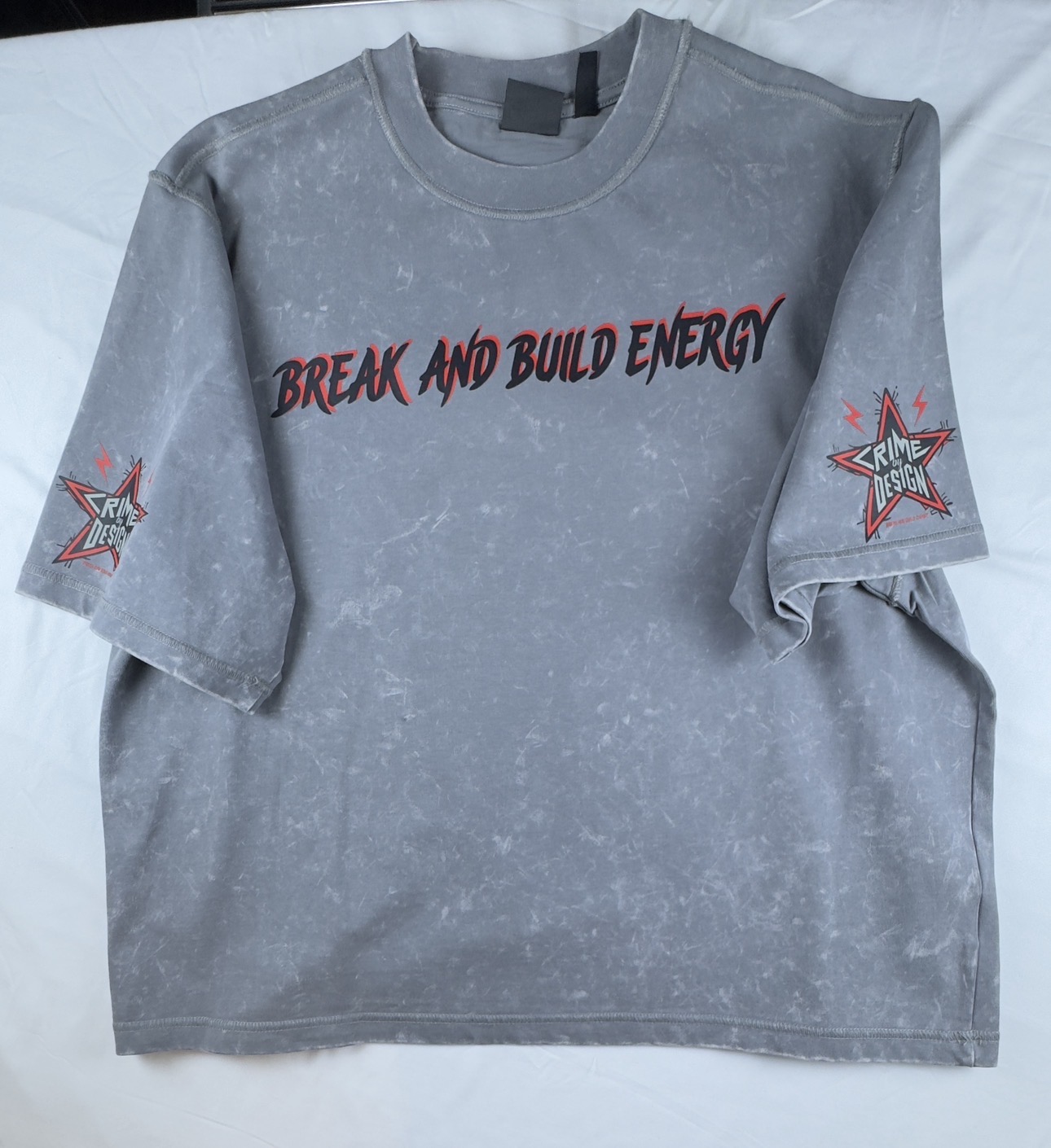 Crime By Design Ultra Heavyweight Crop Shirt